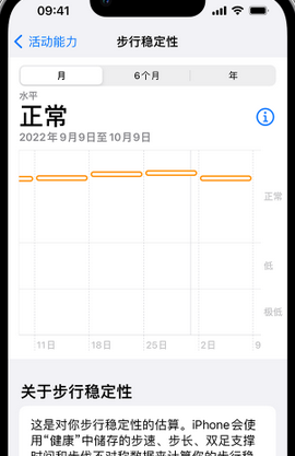 镇沅iPhone手机维修如何在iPhone开启'步行稳定性通知'