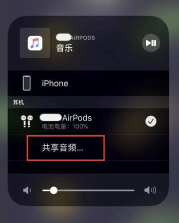 镇沅苹果14音频维修点分享iPhone14音频共享设置方法 