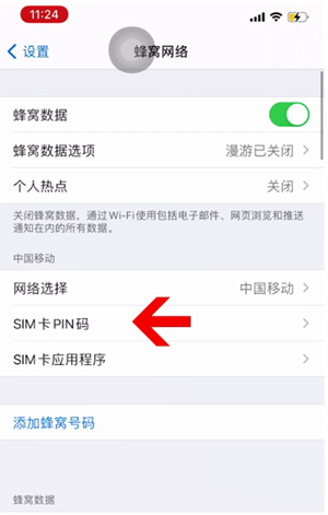 镇沅苹果14维修网分享如何给iPhone14的SIM卡设置密码 