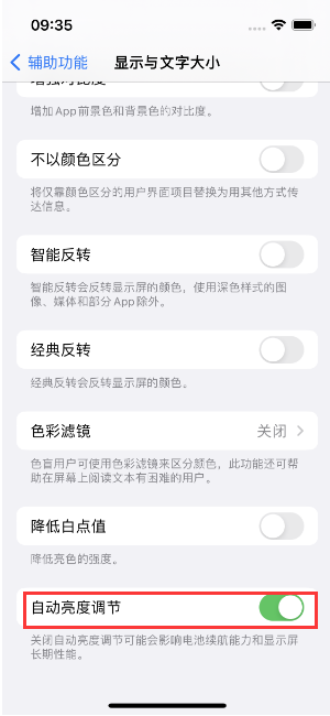 镇沅苹果15维修店分享iPhone 15 Pro系列屏幕亮度 